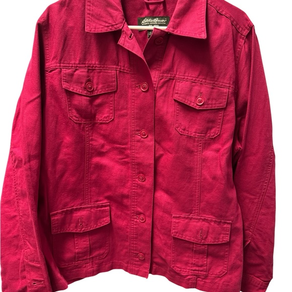 Eddie Bauer Women's Red Utility Jacket - Picture 1 of 5